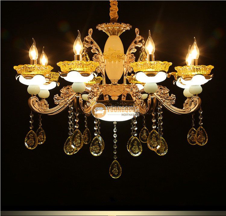 Đèn chùm pha lê nến trang trí nhập khẩu CM226-10